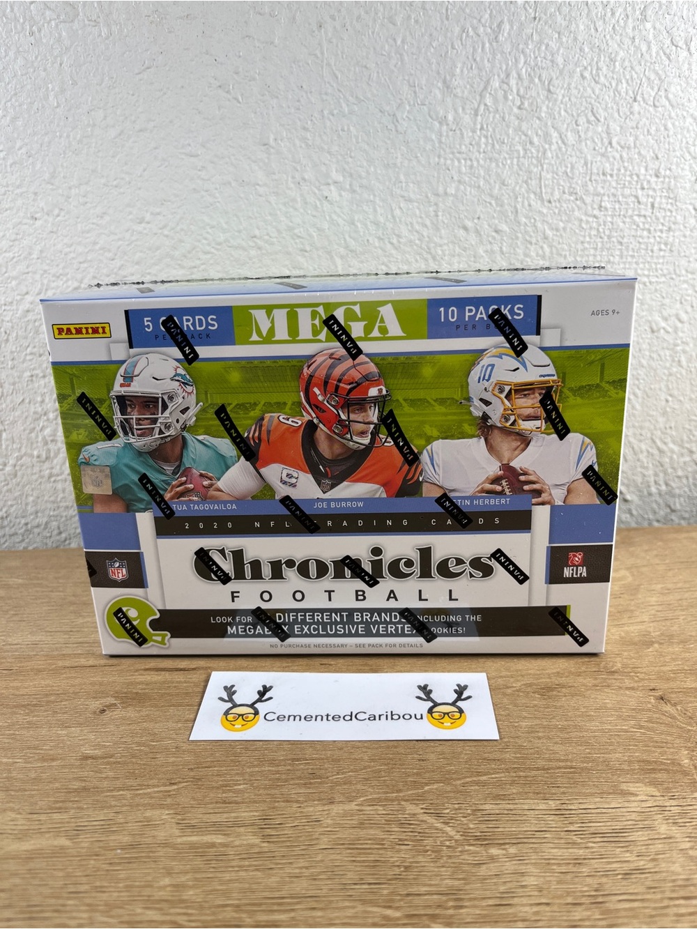 2020 Panini Chronicles NFL Football Mega Box Teal Parallels SEALED